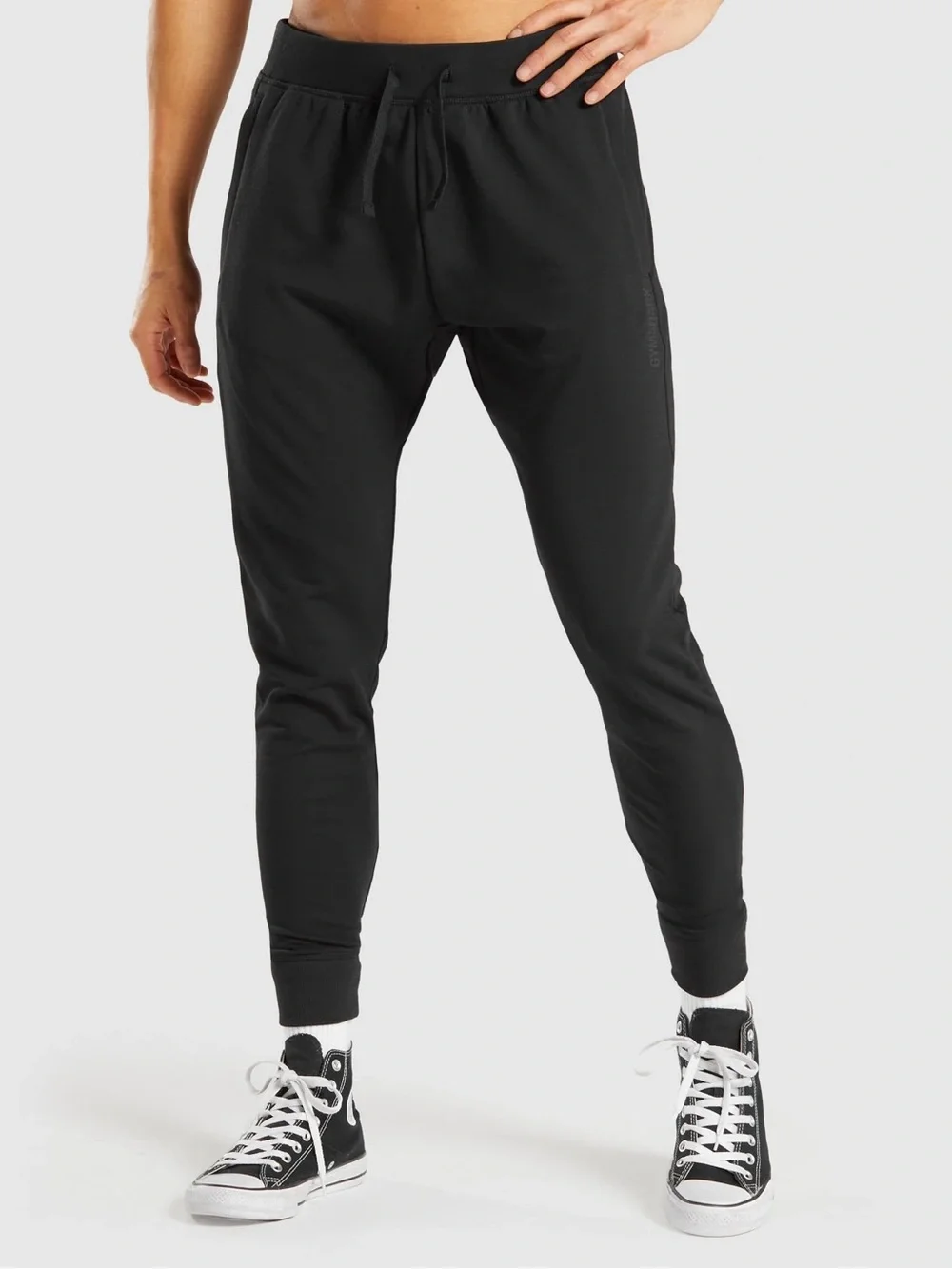 Gymshark Black Men's Chalk Joggers Sweatpants size M NWOT Black